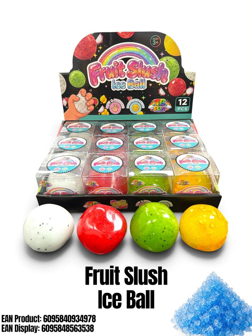 squishy Fruit Slush Ice Ball 1 stuk